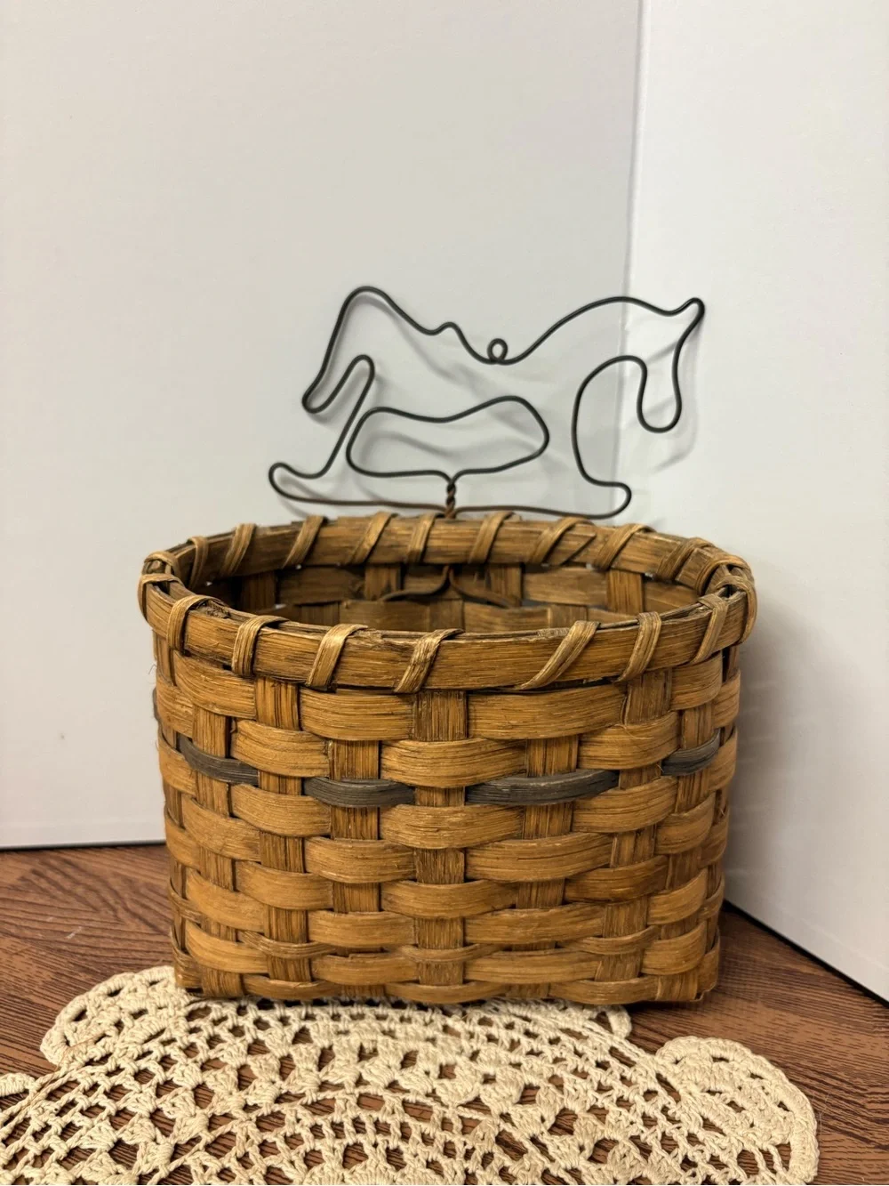 Vintage woven basket